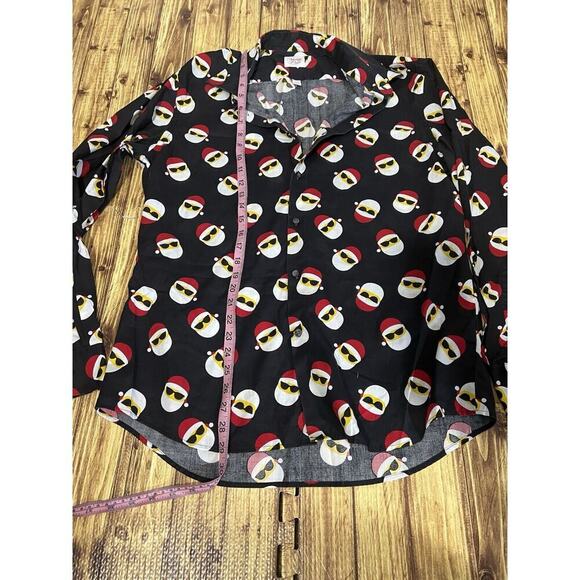 North Pole Trading Co Mens Christmas Santa Shirt Button Down - Picture 9 of 11